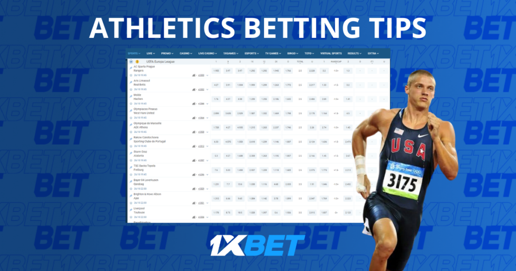 Dicas de apostas em atletismo na 1xBet