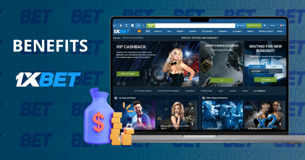 Benefícios da 1xBet